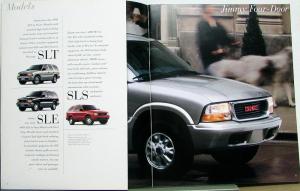 1999 GMC Truck Jimmy SUV Sales Brochure Original