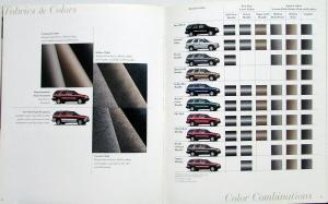 1999 GMC Truck Jimmy SUV Sales Brochure Original