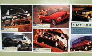 1999 GMC Pickup Truck Van SUV Product Guide Sales Brochure Original