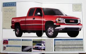 1999 GMC Pickup Truck Van SUV Product Guide Sales Brochure Original