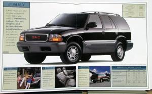1999 GMC Pickup Truck Van SUV Product Guide Sales Brochure Original