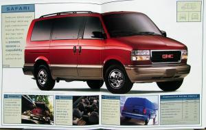 1999 GMC Pickup Truck Van SUV Product Guide Sales Brochure Original