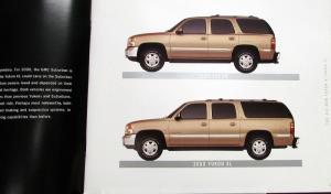 2000 GMC Yukon & Yukon XL SUV Truck Sales Brochure Original