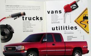 2001 GMC Light Commerical Vans Pickup Trucks Utility Vehicles Sales Brochure