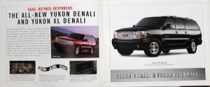 2001 GMC Pickup Truck Van SUV Product Guide Sales Brochure Original