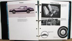 1976 Pontiac Dealer Sales Album Specs Options Firebird Trans Am Grand Prix