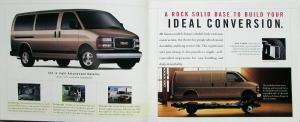 2001 GMC Savana Van Truck Sales Brochure Original