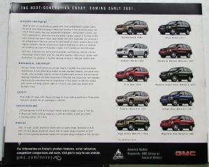 2002 GMC Envoy Sales Brochure Original