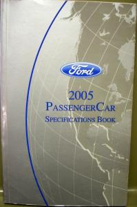 2005 Ford Mercury Lincoln Car Service Specs Manual Mustang GT Town Car