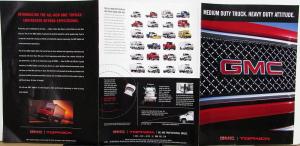 2003 GMC Topkick Medium Duty Truck Sales Brochure Folder Original
