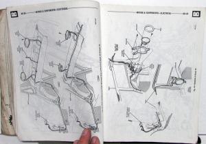 1987 Chrysler Dodge Plymouth FWD Car Wiring Diagram Shop Manual Daytona LeBaron