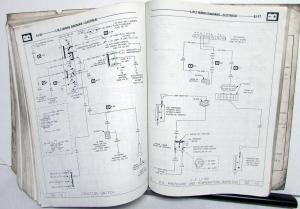 1987 Chrysler Dodge Plymouth FWD Car Wiring Diagram Shop Manual Daytona LeBaron