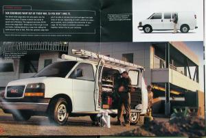 2004 GMC Savana Commercial Vans Truck Sales Brochure Original