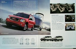 2004 GMC Sierra Yukon Envoy Canyon Savana Safari Sonoma Sales Brochure