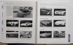 1998 Chevrolet Corvette Dealer Album Data Book Interior Exterior Selections