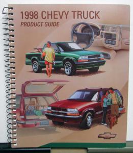 1998 Chevy Truck Product Guide Dealers Album Color Trim S10 C/K Blazer