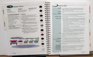 1998 Chevy Truck Product Guide Dealers Album Color Trim S10 C/K Blazer