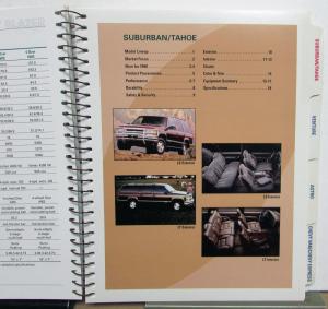 1998 Chevy Truck Product Guide Dealers Album Color Trim S10 C/K Blazer