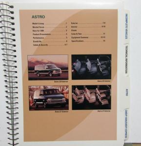 1998 Chevy Truck Product Guide Dealers Album Color Trim S10 C/K Blazer