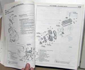 1987 Dodge Colt Dealer Service Shop Repair Manual Set Volumes 1 & 2