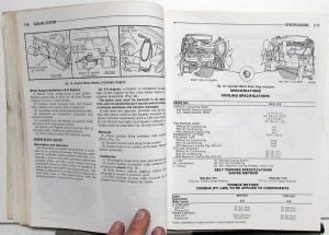 1987 Chrysler Dodge Plymouth RWD Car Service Shop Manual Fifth Avenue Diplomat