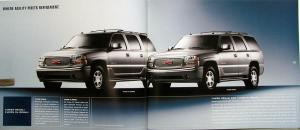 2004 GMC Yukon SUV Truck XL &  Denali Sales Brochure Original