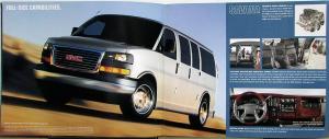 2005 GMC Sierra Canyon Yukon Envoy Savana Safari Truck SUV Van Sales Brochure