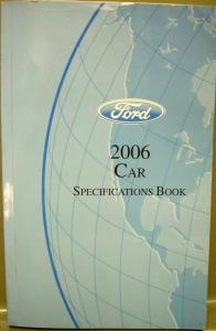 2006 Ford Mercury Lincoln Car Service Specs Manual Mustang GT Town Car