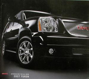 2007 Yukon XL Denali 2WD 4WD SUV Sales Brochure by GMC Truck Original