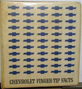 1968 Chevrolet Finger-Tip Facts Dealer Album Features Corvette Camaro Chevelle