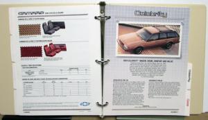 1990 Chevrolet Fleet Dealers Album Buyers Guide Color Selection Camaro Geo Truck