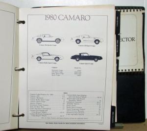 1980 Chevrolet Salesmens Guide Album Paint Chips Passenger Car Corvette Camaro