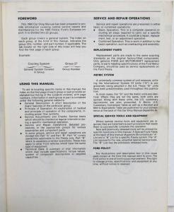 1980 Ford Fiesta Service Shop Repair Manual