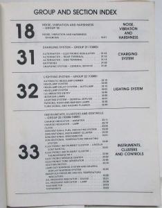 1982 Ford Lincoln Mercury Body Chassis Electrical Service Shop Repair Manual