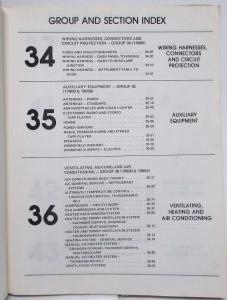 1982 Ford Lincoln Mercury Body Chassis Electrical Service Shop Repair Manual