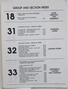 1982 Ford Lincoln Mercury Body Chassis Electrical Service Repair Shop Manual