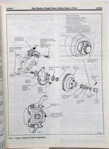 1982 Ford Lincoln Mercury Body Chassis Electrical Service Repair Shop Manual