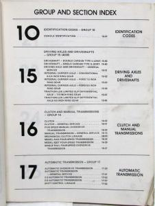 1982 Ford Lincoln Mercury Powertrain Service Shop Manual exc Escort/Lynx EXP/LN7