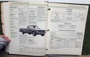 1981 Chevrolet Advanced Product Journalist Album Camaro Corvette Monte Carlo