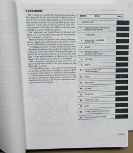 1989 Jeep Dealer Eagle Premier Service Shop Repair Manual Book Original
