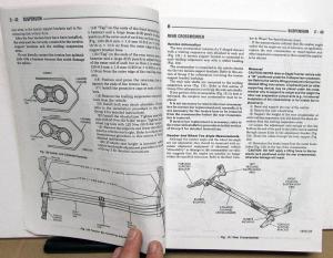 1989 Jeep Dealer Eagle Premier Service Shop Repair Manual Book Original