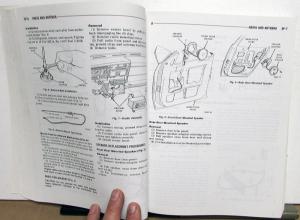 1989 Dodge Spirit & Plymouth Acclaim Dealer Service Shop Repair Manual