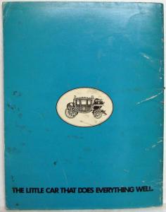 1971 Chevrolet Vega Fisher Body Service Manual