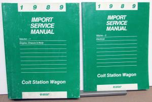 1989 Dodge Plymouth Colt Station Wagon Dealer Service Shop Repair Manual