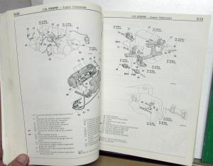 1989 Dodge Plymouth Colt Station Wagon Dealer Service Shop Repair Manual