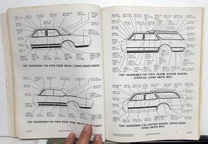 1967 Body by Fisher Parts Illustrations Book Buick Cadillac Chevy Olds Pontiac