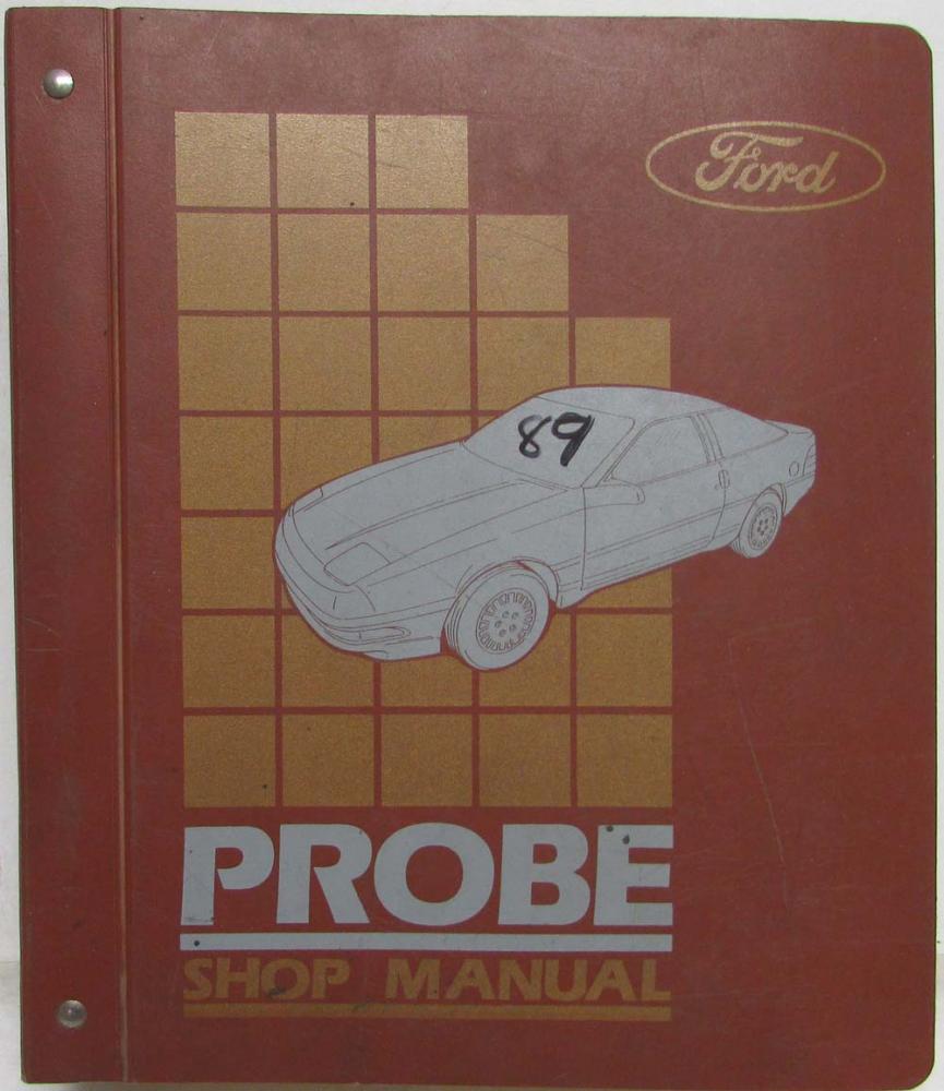 1989 Ford Probe Service Shop Repair Manual