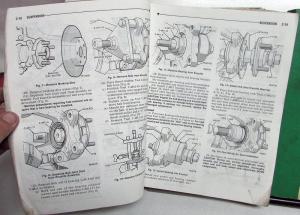 1989 Chrysler Dodge Plymouth FWD Dealer Service Shop Manual Daytona Shadow Aries