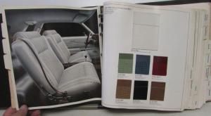 1975 Oldsmobile Dealer Album Paint Chips Upholstery Cutlass Toronado