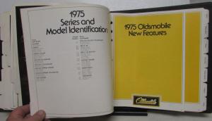 1975 Oldsmobile Dealer Album Paint Chips Upholstery Cutlass Toronado